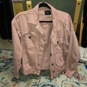 BDG pink denim jacket!